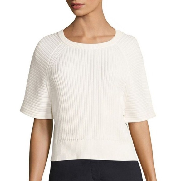 Theory Sweaters - Theory Mayalee prosecco boxy knit sweater